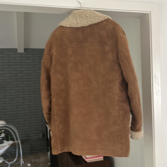 Super rare vintage Shanhouse sports outerwear suede and Sherpa coat - Picture 5 of 7